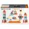 Т24296 1toy Space Team  II 2 в 1 Космический набор (шаттл, вездеход, 3 космонавта). свет. и звук эф.